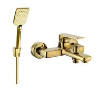 Mexen Lynx R62 robinet de baignoire avec ensemble de douche, doré - 74593R62-50 5637 5907709187245