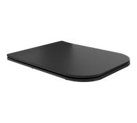 Mexen Madox abattant à descente lente slim, duroplast, noir mat - 39154085 53189 5905315341990