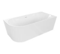 Mexen Mia baignoire autoportante d'angle droite 150 x 75 cm, blanche, trop-plein blanc - 52691507500P-20 46240 5905315383129