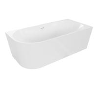 Mexen Mia baignoire autoportante d'angle droite 160 x 75 cm, blanche, trop-plein blanc - 52691607500P-20 46286 5905315383327