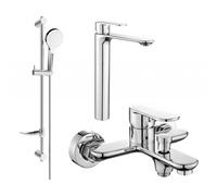Mexen Milo DF05 ensemble de baignoire, chromé - 71313DF05-00 5675 5907709185937
