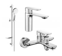 Mexen Milo DF05 ensemble de bain, chrome - 71303DF05-00 5663 5907709185814