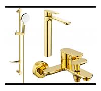 Mexen Milo DF05 ensemble de bain, doré - 71313DF05-50 5676 5907709185944