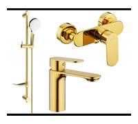 Mexen Milo DF05 ensemble de douche, doré - 71304DF05-50 5688 5907709186064
