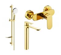 Mexen Milo DF05 ensemble de douche, doré - 71314DF05-50 5700 5907709186187