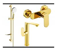 Mexen Milo DF05 ensemble de douche, doré - 713154DF05-50 5706 5907709186248