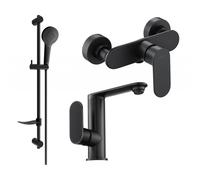 Mexen Milo DF05 ensemble de douche, noir - 713054DF05-70 5695 5907709186132