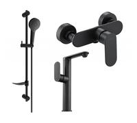 Mexen Milo DF05 ensemble de douche, noir - 713154DF05-70 5707 5907709186255