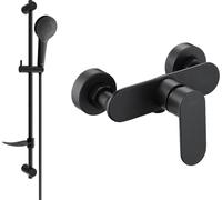 Mexen Milo DF05 mitigeur de douche avec ensemble de douche, Noir - 7134R05-70