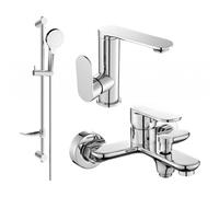 Mexen Milo DF05 set de baignoire, chrome - 713053DF05-00 5669 5907709185876
