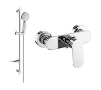 Mexen Milo DF40 batterie de douche avec ensemble de douche, chrome - 7134R40-00 5732 5907709186958
