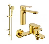 Mexen Milo DF40 ensemble baignoire, doré - 71303DF40-50 5661 5907709185791