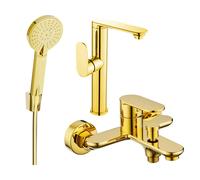 Mexen Milo Ensemble de baignoire R40, doré - 713153R40-50 5727 5907709186903