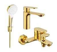 Mexen Milo R05 ensemble de baignoire, doré - 71303R05-50 5712 5907709186750