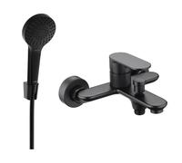 Mexen Milo R05 robinet de baignoire avec set de douche, noir - 7133R05-70 5743 5907709187061