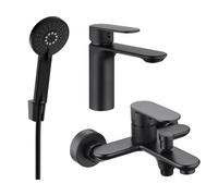 Mexen Milo R40 ensemble de bain, noir - 71303R40-70 5710 5907709186736