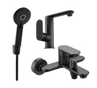 Mexen Milo R40 ensemble de bain, noir - 713053R40-70 5716 5907709186798