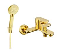 Mexen Milo R40 robinet de baignoire avec ensemble de douche, or - 7133R40-50 5739 5907709187023