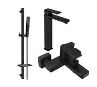 Mexen Mino DQ72 ensemble de bain, noir - 72413DQ72-70 3386 5907709180086