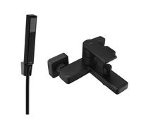 Mexen Mino R77 mitigeur de baignoire avec ensemble de douche, noir - 7243R77-70 3393 5907709180154