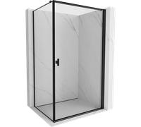 Mexen Mist-B cabine de douche pivotante droite 70 x 100 cm, cadre noir, noir - 8A2T-070-100-70-70-P 78778 5905315670250