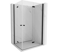Mexen Mist-F Duo cabine de douche pliable droite 95 x 115 cm, transparent, noir - 8A6-095L-115P-70-00 77989 5905315660602