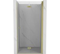 Mexen Mist-F porte de douche pliante droite 100 cm, transparent, or - 8A6-100-000-50-00-P 75484 5905315640161