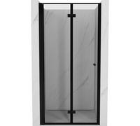 Mexen Mist-F porte de douche pliantes gauche 75 cm, cadre noir, noir - 8A6-075-000-70-70-L 75256 5905315639721