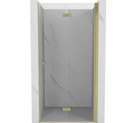 Mexen Mist-F Porte pliante droite Paroi de douche 70 cm, transparente, or - 8A6-070-000-50-00-P
