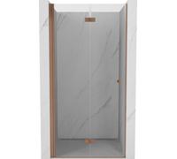 Mexen Mist-F Porte pliante gauche Paroi de douche 95 cm, transparente, cuivre brossé - 8A6-095-000-65-00-L