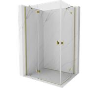 Mexen Mist-H Duo cabine de douche à charnière gauche 95 x 75 cm, transparent, doré - 8A5-095L-075P-50-00 73430 5905315626400