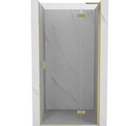 Mexen Mist-H L Paroi de douche Porte à droite 70 cm, transparent, or brossé - 8A5L-070-000-55-00-P