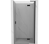 Mexen Mist-H L porte de douche pivotante droite 90 cm, transparent, noir - 8A5L-090-000-70-00-P 74954 5905315611246