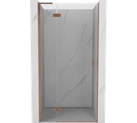 Mexen Mist-H L porte de douche pivotante gauche 70 cm, transparent, cuivre brossé - 8A5L-070-000-65-00-L 74884 5905315610546