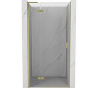 Mexen Mist-H L porte de douche pivotante gauche 80 cm, transparent, or brossé - 8A5L-080-000-55-00-L 74875 5905315610454