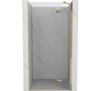 Mexen Mist-H Paroi de douche Porte battante droite 90 cm, transparente, or - 8A5-090-000-50-00-P