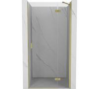 Mexen Mist-H porte de douche pivotante droite 120 cm, transparent, or brossé - 8A5-120-000-55-00-P 74711 5905315609984
