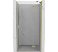 Mexen Mist-H porte de douche pivotante droite 80 cm, transparent, doré brossé - 8A5-080-000-55-00-P 74691 5905315609908