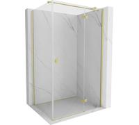 Mexen Mist H T cabine de douche pivotante côté droit 105 x 95 cm, transparent, or brossé - 8A5T-105-095-55-00-P