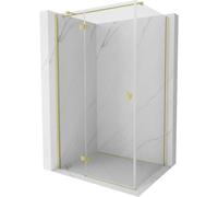 Mexen Mist-H T cabine de douche pivotante gauche 105 x 70 cm, transparent, or brossé - 8A5T-105-070-55-00-L 72701 5905315613585