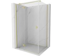 Mexen Mist-H T cabine de douche pivotante gauche 105 x 80 cm, transparente, or brossé - 8A5T-105-080-55-00-L 72757 5905315613806