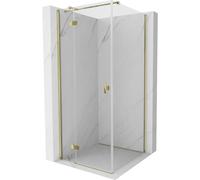 Mexen Mist-H T cabine de douche pivotante gauche 110 x 110 cm, transparent, or - 8A5T-110-110-50-00-L 72654 5905315613370
