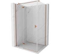 Mexen Mist-H T cabine de douche pivotante gauche 115 x 110 cm, transparent, cuivre brossé - 8A5T-115-110-65-00-L 73165 5905315615367