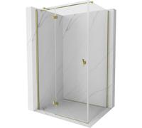 Mexen Mist-H T cabine de douche pivotante gauche 70 x 110 cm, transparente, or - 8A5T-070-110-50-00-L 72639 5905315613295