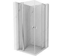 Mexen Mist L Duo cabine de douche pivotante 100 x 100 cm, transparent, chrome - 8A4L-100-100-01-00 71784 5905315605726