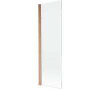 Mexen Mist paravent de baignoire 1 volet 70 x 150 cm, transparent, cuivre brossé - 8A9-070-001-65-00 77055 5905315961785