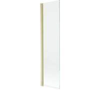 Mexen Mist paravent de baignoire à 1 panneau 50 x 150 cm, transparent, or brossé - 8A9-050-001-55-00 77048 5905315961525