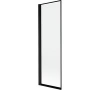 Mexen Mist paroi de baignoire à 1 volet gauche 60 x 150 cm, cadre noir, noir - 8A9-060-001-70-70-L 77065 5905315962256