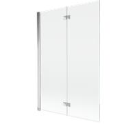 Mexen Mist paroi de baignoire à 2 volets gauche 120 x 150 cm, transparent, chromé - 8A9-120-002-01-00-L 77437 5905315961181