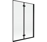 Mexen Mist paroi de douche 2 volets droite 120 x 150 cm, cadre noir, noir - 8A9-120-002-70-70-P 77518 5905315962553